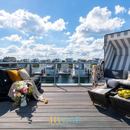 Hotel Schwimmendes Haus Hygge Olpenitz Exterior foto