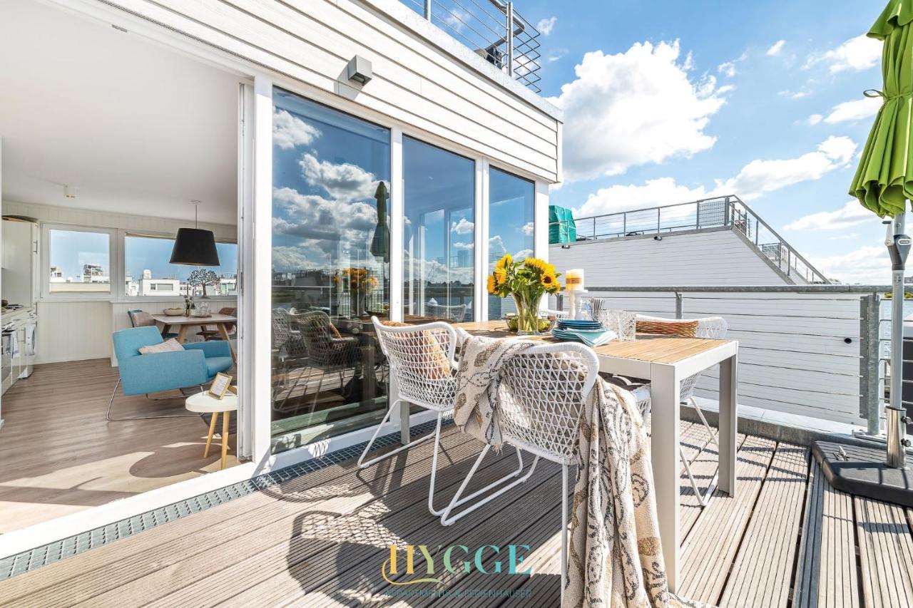 Hotel Schwimmendes Haus Hygge Olpenitz Exterior foto